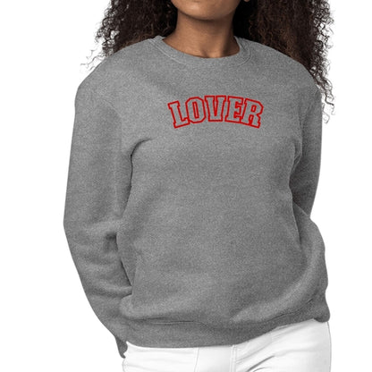 Womens Graphic Sweatshirt Say it Soul Lover - Red